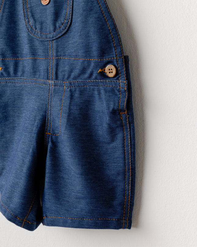 Indigo Denim Casual Jumpsuit
