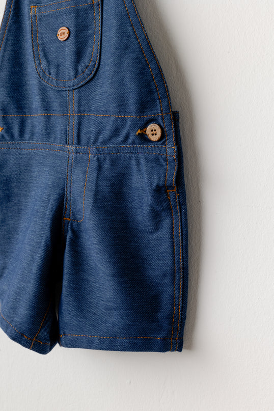 Indigo Denim Casual Jumpsuit