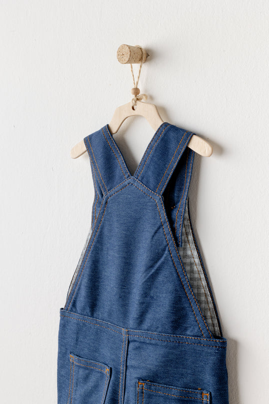 Indigo Denim Casual Jumpsuit