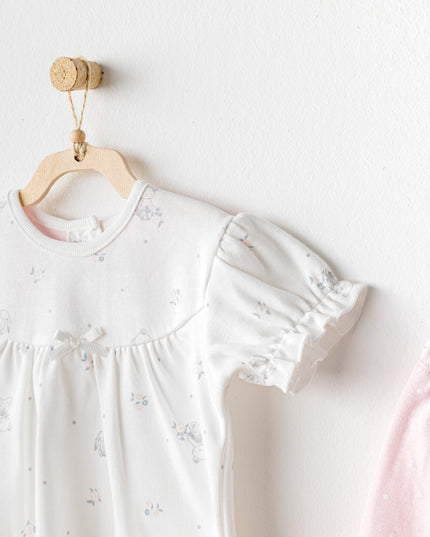 kidsatelier-andywawa-Pink-Shorts-Cuddly-Bunny-Bear-Outfit