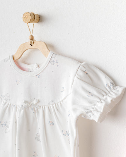 kidsatelier-andywawa-Pink-Shorts-Cuddly-Bunny-Bear-Outfit