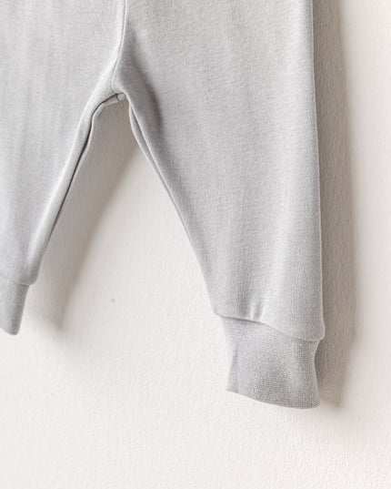 kidsatelier-andywawa-Grey-Little-King-Elephant-Pants-Outfit
