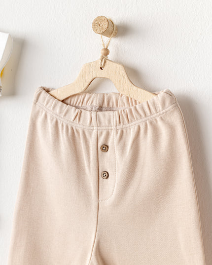 kidsatelier-andywawa-Beige-Pants-Happy-Animal-Outfit