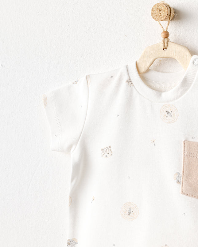 kidsatelier-andywawa-Beige-Pants-Happy-Animal-Outfit