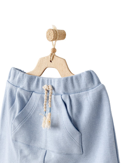 kidsatelier-andywawa-Blue-Shorts-Dino-Pocket-T-Shirt-Outfit