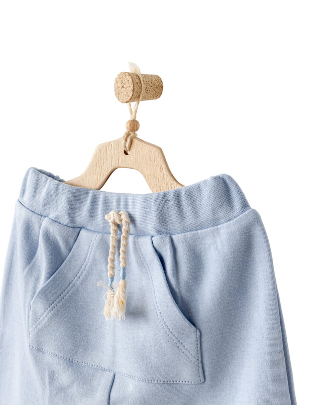 kidsatelier-andywawa-Blue-Shorts-Dino-Pocket-T-Shirt-Outfit