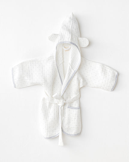 White Wawa Boys Bathrobe