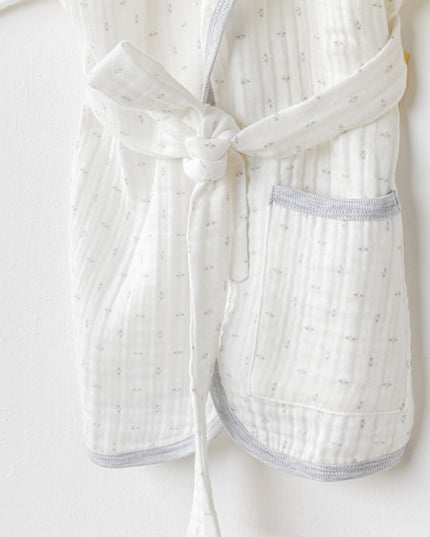 White Wawa Boys Bathrobe