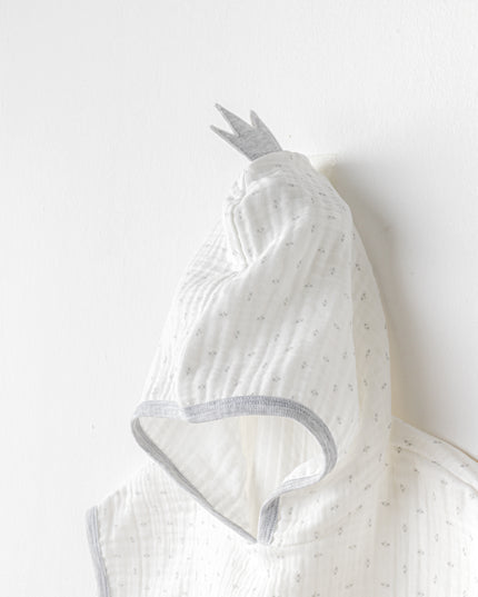 White Wawa Boys Bathrobe