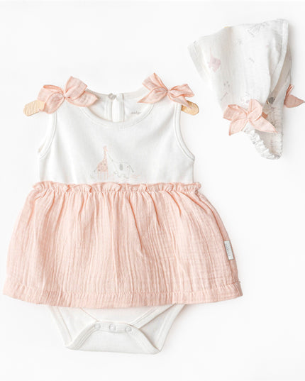 Salmon Family Love Dress Band Set