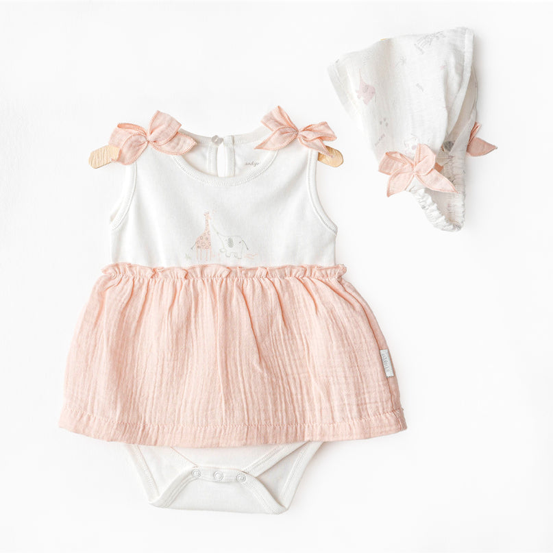 Salmon Family Love Dress Band Set