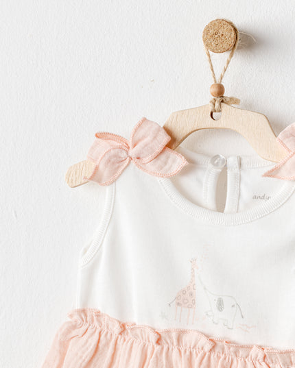 Salmon Family Love Dress Band Set
