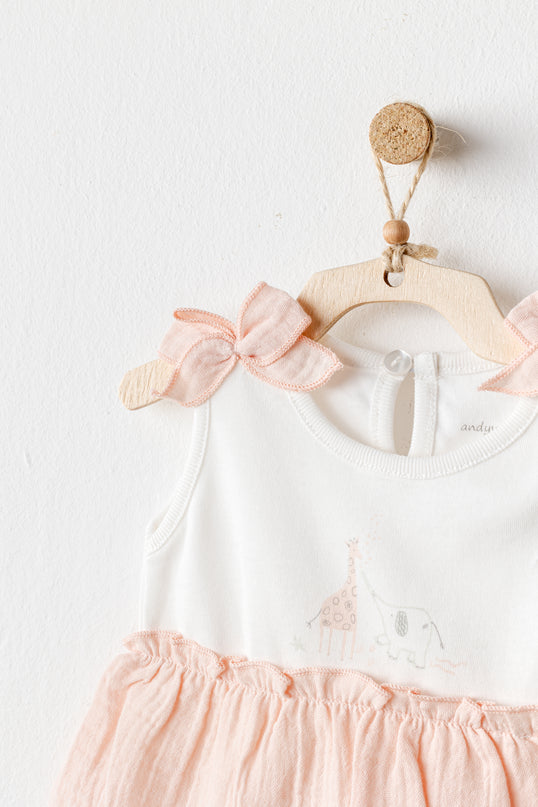Salmon Family Love Dress Band Set