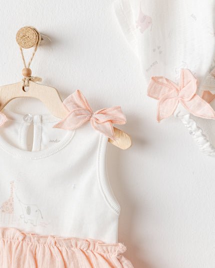 Salmon Family Love Dress Band Set