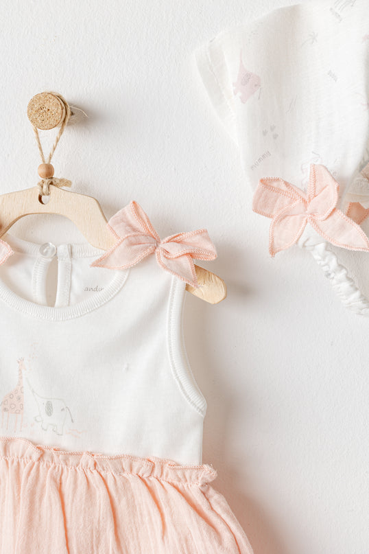 Salmon Family Love Dress Band Set