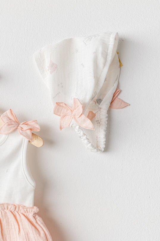 Salmon Family Love Dress Band Set
