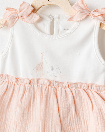 Salmon Family Love Dress Band Set