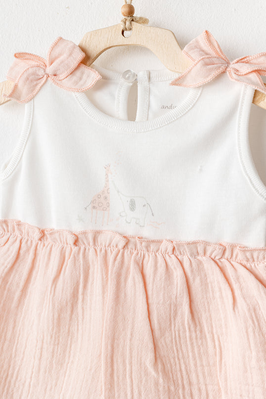 Salmon Family Love Dress Band Set
