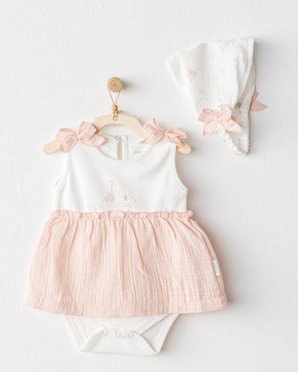 Salmon Family Love Dress Band Set