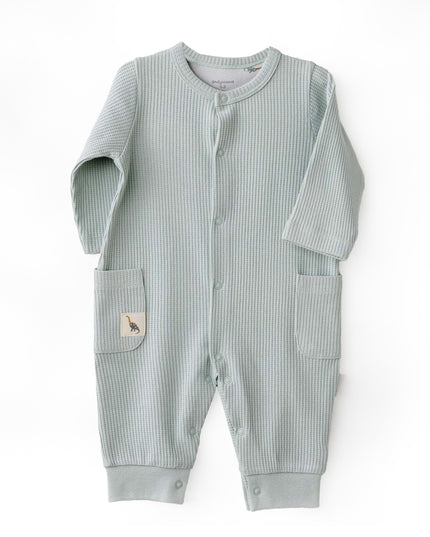 Kids Atelier Andy Wawa Ribbed Giraffe Pocket Romper
