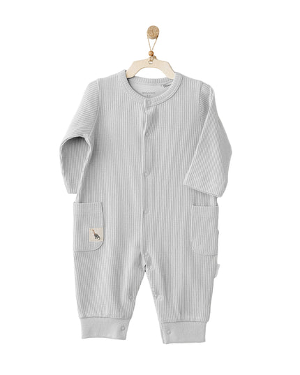 Kids Atelier Andy Wawa Ribbed Giraffe Pocket Romper