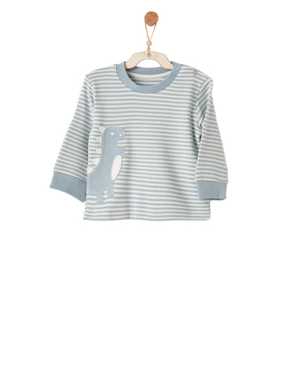 Kids Atelier Andy Wawa Dino Stripe PJ Set