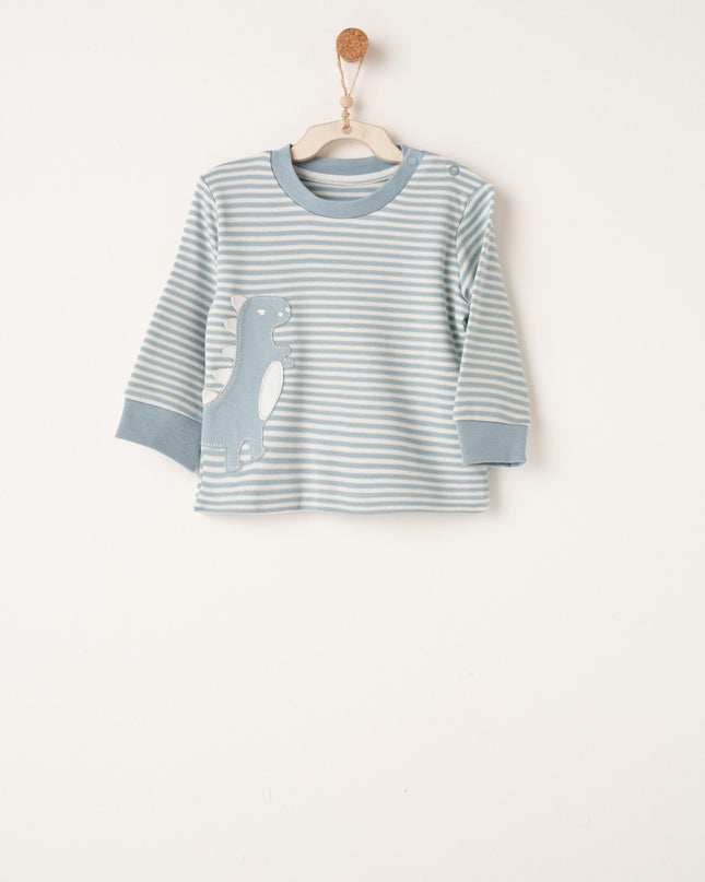 Kids Atelier Andy Wawa Dino Stripe PJ Set
