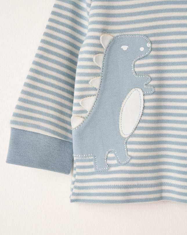 Kids Atelier Andy Wawa Dino Stripe PJ Set