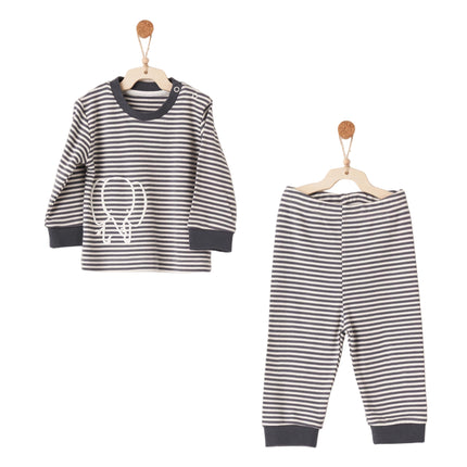 Kids Atelier Andy Wawa Elephant Stripe PJ Set