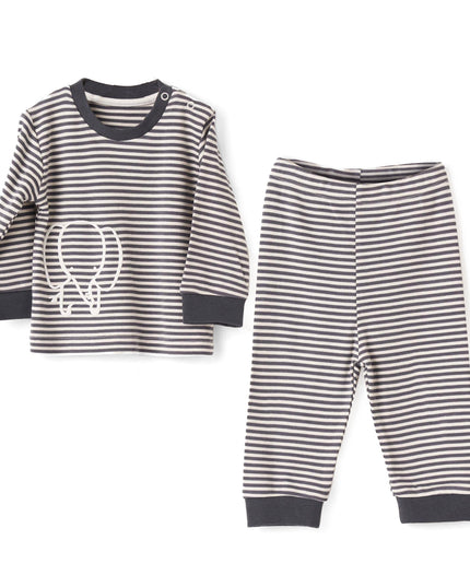 Kids Atelier Andy Wawa Elephant Stripe PJ Set