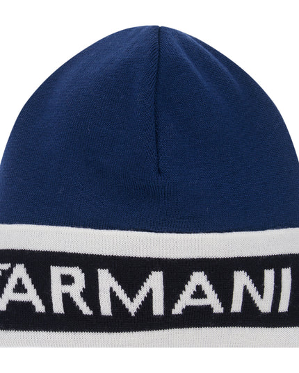 ARMANI-KNIT HAT-404648-1A494-25434-BLUE/BLUE/WHITE