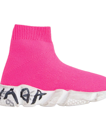 Kids Atelier-Balenciaga-Pink Speed Sneakers