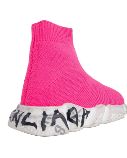 Kids Atelier-Balenciaga-Pink Speed Sneakers