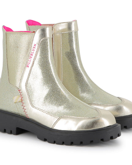kidsatelier-billieblush-Metallic-Ankle-Boots