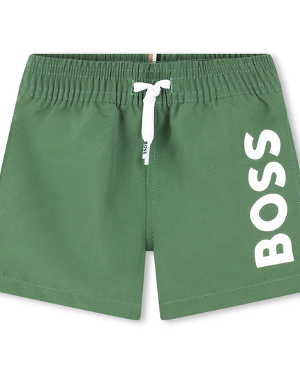 boss-j50569-651-bb-Green Logo Swim Shorts
