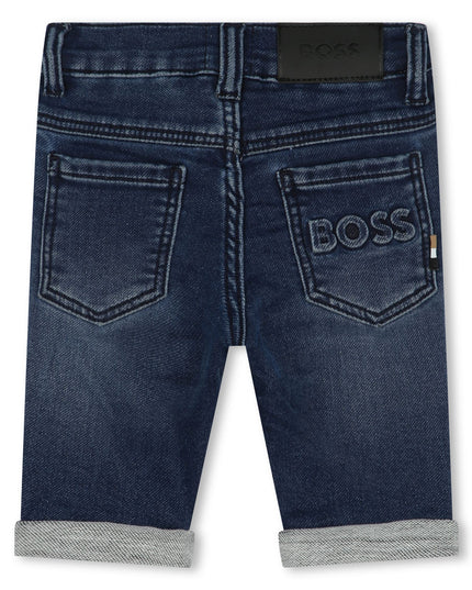 boss-j50585-z07-bb-Blue Denim Shorts