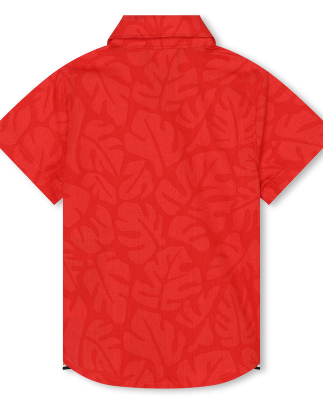 boss-j50588-997-bb-Red Short Sleeve Shirt