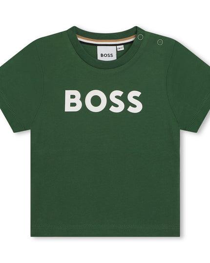 boss-j50601-651-bb-Green Logo T-Shirt