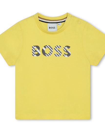 boss-j50609-508-bb-Yellow Logo T-Shirt
