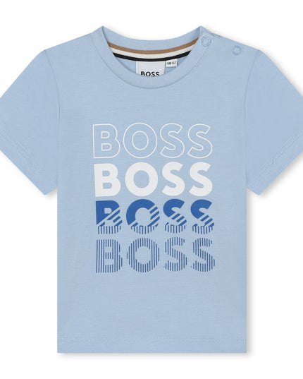 boss-j50617-783-bb-Pale Blue Logo T-Shirt