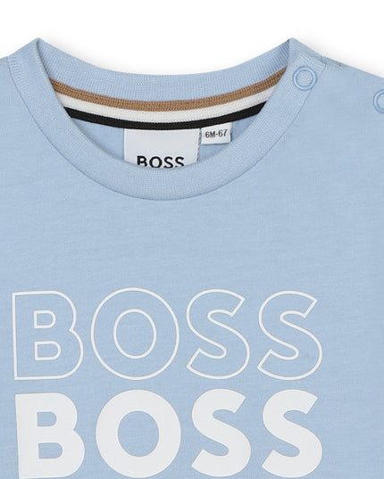 boss-j50617-783-bb-Pale Blue Logo T-Shirt