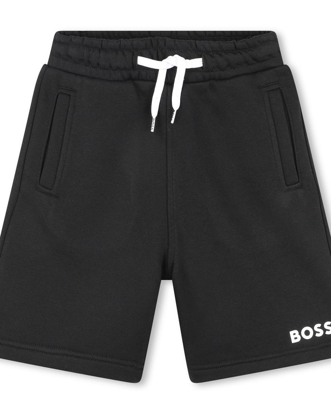 boss-j50680-09b-kb-Black Logo Shorts