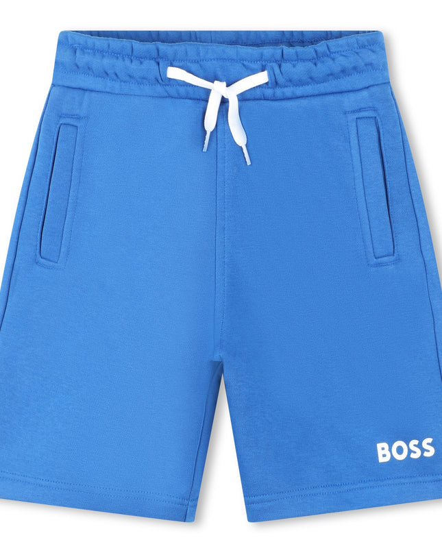 Electric Blue Logo Shorts
