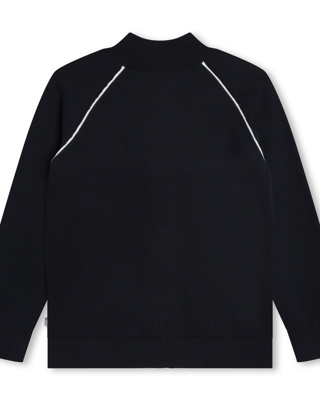 boss-j50693-849-kb-Navy Zip Up Sweatshirt