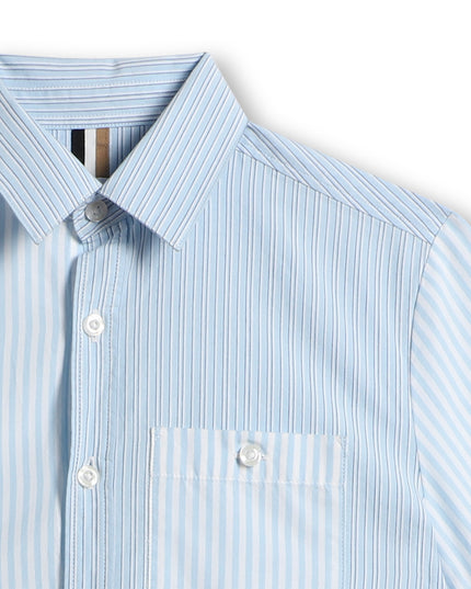boss-j50698-10p-kb-Blue Short Sleeve Shirt