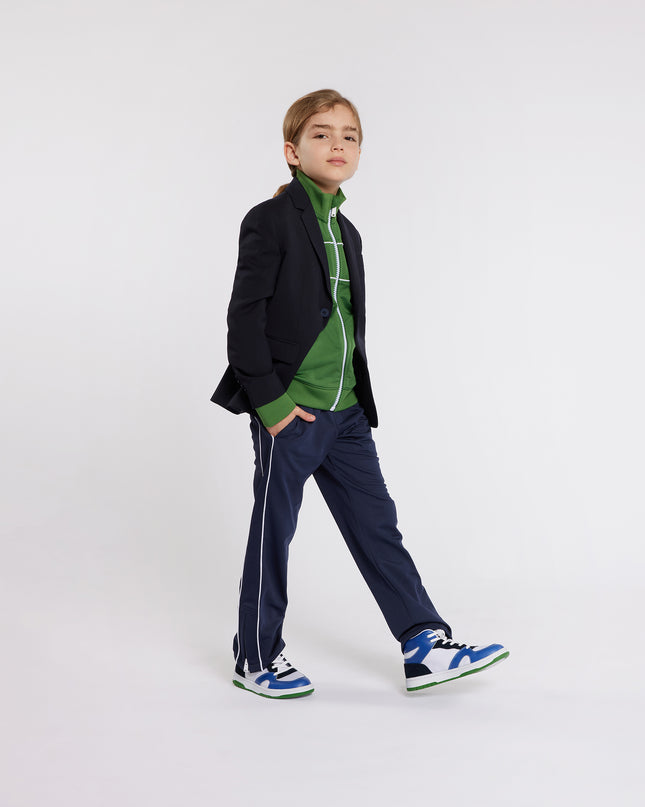 boss-j50699-651-kb-Green Logo Zip Up Sweatshirt