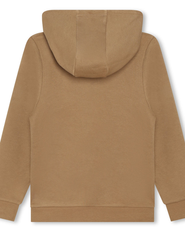 boss-j50700-269-kb-Brown Zip-Up Sweatshirt