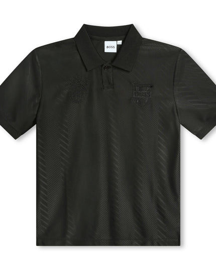 boss-j50709-09b-kb-Black Logo Polo