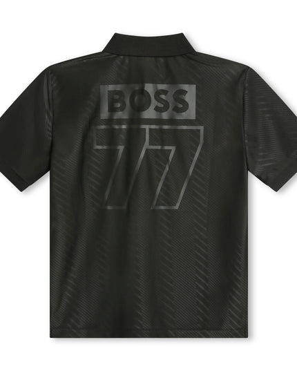 boss-j50709-09b-kb-Black Logo Polo