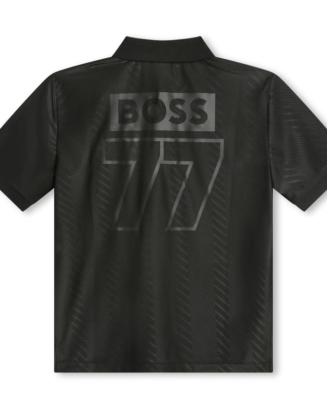 boss-j50709-09b-kb-Black Logo Polo